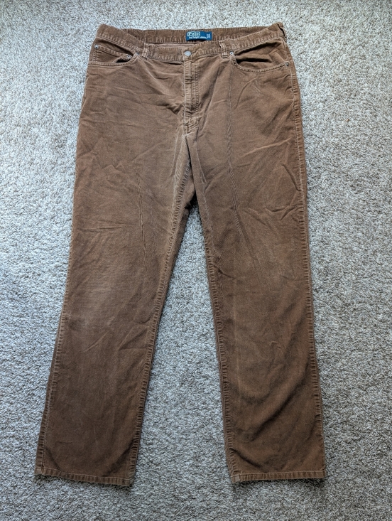 Polo Ralph Lauren Other - Polo Ralph Lauren Men's Corduroy Straight-Leg‎ Pants in Brown 38x32 Collegiate